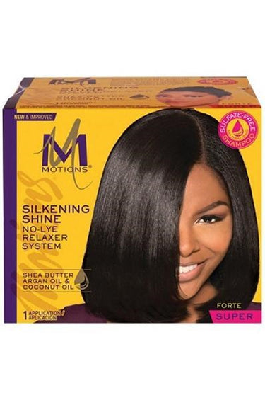 MOTIONS Silkening shine No Lye Relaxer Kit super sareya beauty supply store in calgary